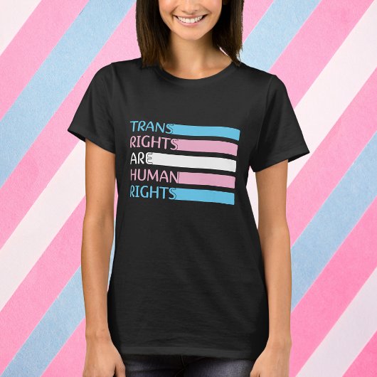 Transitrechte sind Gay Pride der Menschenrechte T-Shirt
