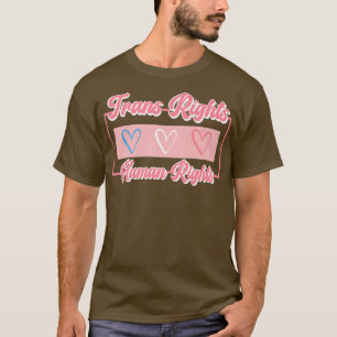 Transitrechte sind Gay Pride der Menschenrechtsfla T-Shirt