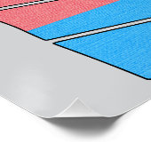 Transitrechte sind Menschenrechte Poster (Ecke)