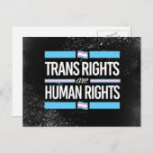 Transitrechte sind Menschenrechte - - Postkarte (Vorne/Hinten)