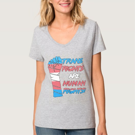 Transitrechte sind Menschenrechte T-Shirt (Vorderseite)
