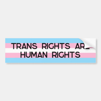 Transitrechte sind Menschenrechte | Verkehrsflagge Autoaufkleber