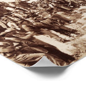 Transkontinentale Eisenbahn - Goldener Geist Poster (Ecke)