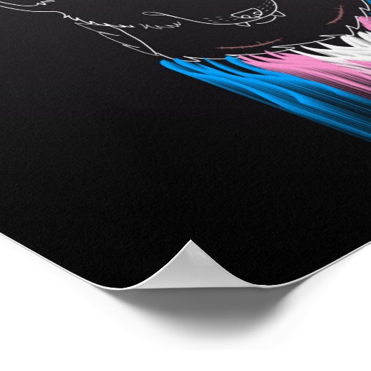 Transkuline Hyena Poster (Ecke)