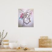 Translation by heart poster (Küche)