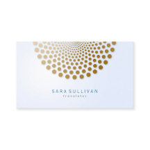 Translator-Visitenkarten-Schaltflächen-Motiv