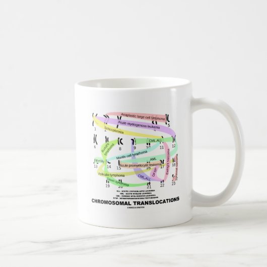 Translokationen (Karyogram) Kaffeetasse (Rechts)