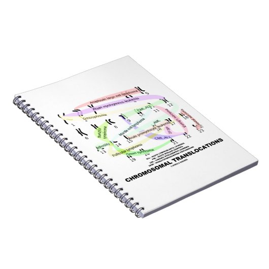 Translokationen (Karyogram) Notizblock (Rechte Seite)