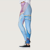 Translucent Hues Fluid: Alkoholtink Abstrakt Leggings (Links)