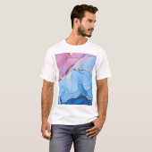 Translucent Hues Fluid: Alkoholtink Abstrakt T-Shirt (Vorne ganz)