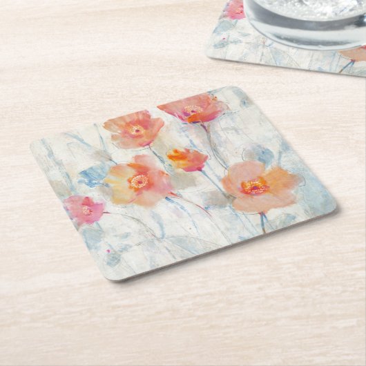 Translucent II Rechteckiger Pappuntersetzer (angewinkelt)