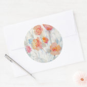 Translucent II Runder Aufkleber (Umschlag)