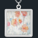 Translucent II Versilberte Kette<br><div class="desc">floral</div>