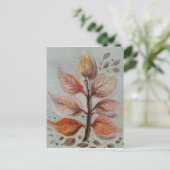 Translucent leaves postkarte (Stehend Vorderseite)