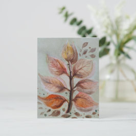 Translucent leaves postkarte