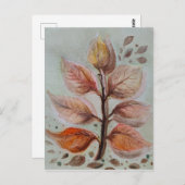 Translucent leaves postkarte (Vorne/Hinten)