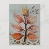 Translucent leaves postkarte (Vorderseite)