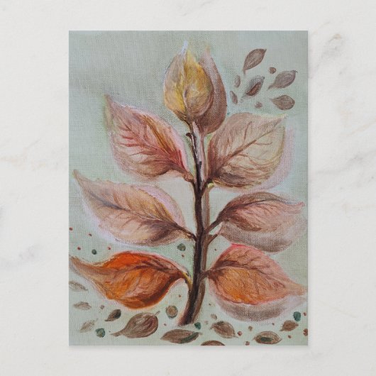 Translucent leaves postkarte (Vorderseite)