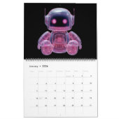 Translucent Robots Kalender (Jan 2026)