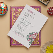 Translucent Soft-Gray Moderne Islamische Hochzeit Acryleinladungen