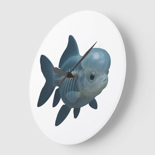 Transluzente Anatomie der Fische Große Wanduhr (Winkel)