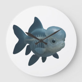 Transluzente Anatomie der Fische Große Wanduhr