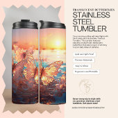 Transluzente Butterfresser Thermosbecher