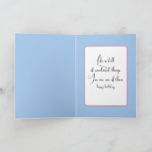 Transluzente Geburtstagspopie auf schwarz Karte (Innenseite)