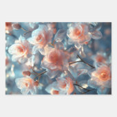 Transluzente japanische Kirschbaumtextur Geschenkpapier Set (Vorderseite 3)