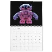 Transluzente Roboter Kalender (Mär 2027)