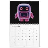 Transluzente Roboter Kalender (Feb 2027)
