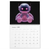 Transluzente Roboter Kalender (Jan 2027)