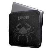Transluzenter Krebs Laptopschutzhülle (Vorderseite Links)