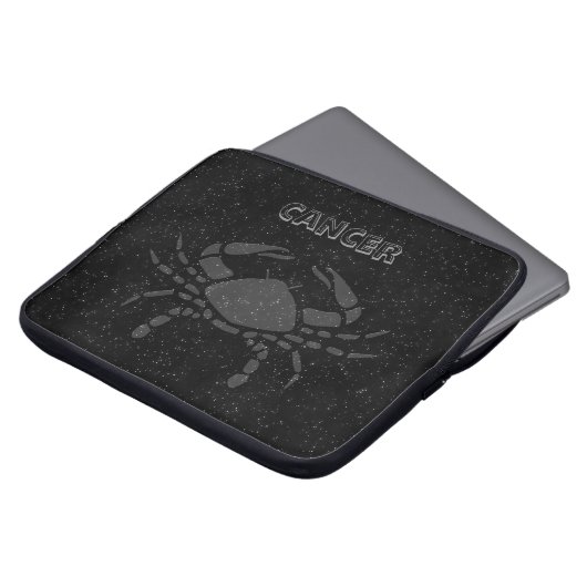 Transluzenter Krebs Laptopschutzhülle (Vorne Oben)