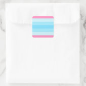 Transmasculine Pride Flag Quadratischer Aufkleber (Tasche)