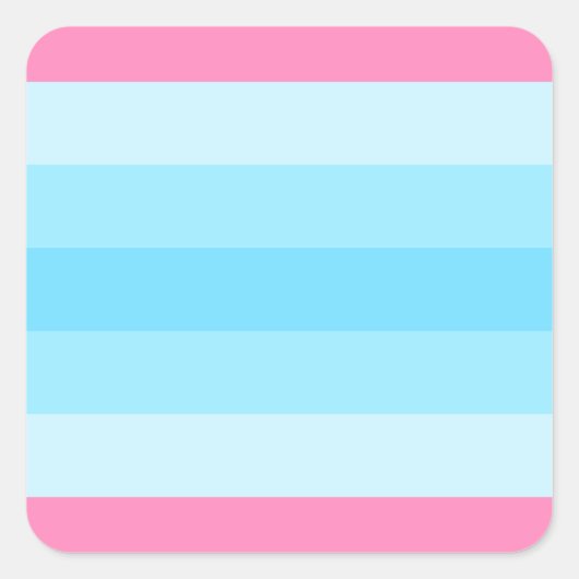 Transmasculine Pride Flag Quadratischer Aufkleber (Vorderseite)