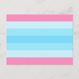 transmaskuline Flagge Postkarte