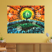 Transmigration des Souls (überzogene Leinwand) Leinwanddruck (Insitu (Wohnzimmer))