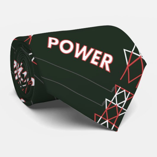 Transmission Tower and Power Line Muster Krawatte (Gerollt)