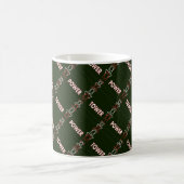 Transmission Tower and Power Line Pattern Kaffee M Kaffeetasse (Mittel)