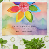 Transmutation and Growth Affirmation Geschirrtuch (Gefaltet)
