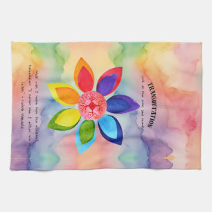 Transmutation and Growth Affirmation Geschirrtuch