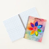 Transmutation and Growth Affirmation Notebook Notizblock (Innenseite)