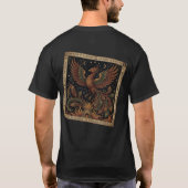 Transmutationaler Alchemistischer Phönix T-Shirt (Rückseite)