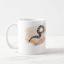 Transmutieren Sie die Giftholzschlange auf Peach Kaffeetasse