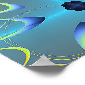 "Transmuting Pain with Thinghts of Liebe" Poster (Ecke)