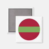 Transnistria-Flagge Magnet (Vorderseite/Rückseite)