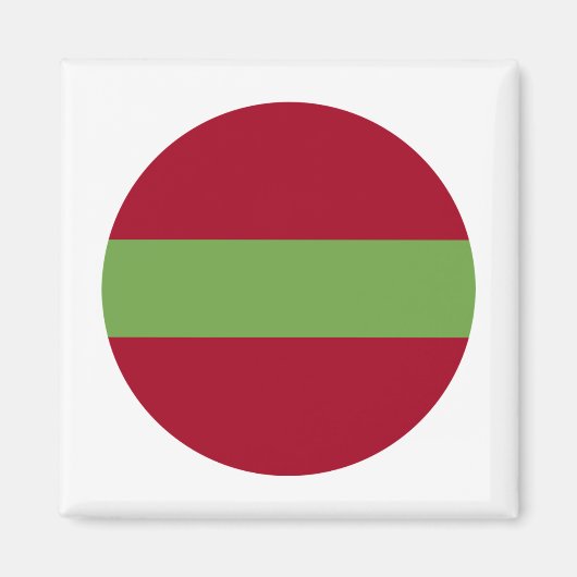 Transnistria-Flagge Magnet (Vorne)