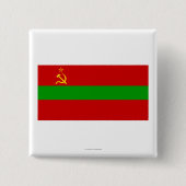 Transnistrien-Flagge Button (Vorderseite)