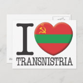 Transnistrien Postkarte (Vorne/Hinten)